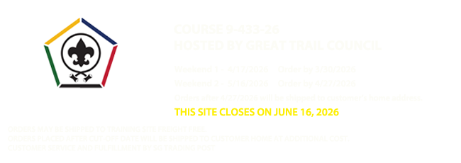 Great Trail Council - Wood Badge Apparel